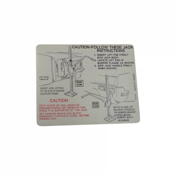 Rubber The Right Way - Jack Instructions Decal