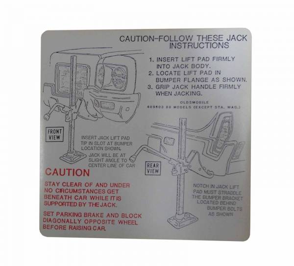 Rubber The Right Way - Jack Instructions Decal