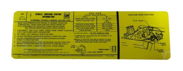 Rubber The Right Way - Emission Decal - 350-4V