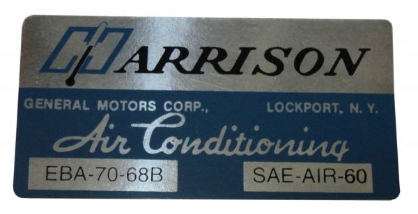 Rubber The Right Way - Harrison AC Evaporator Box Decal