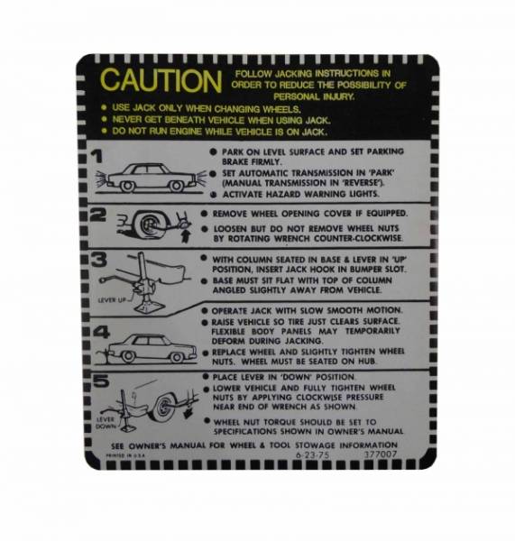 Rubber The Right Way - Jack Instructions Decal