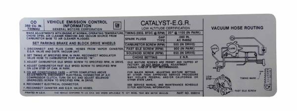 Rubber The Right Way - Emission Decal - 350-4V