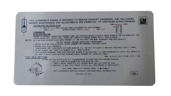 Rubber The Right Way - Emission Decal - 455-4V