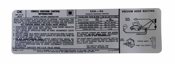 Rubber The Right Way - Emission Decal - 350-4V