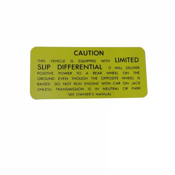 Rubber The Right Way - Limited Slip Caution Decal - Canadian Cars