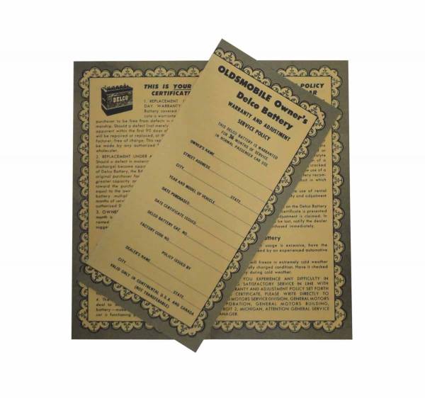 Rubber The Right Way - Delco Battery Warranty