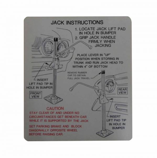 Rubber The Right Way - Jack Instructions Decal