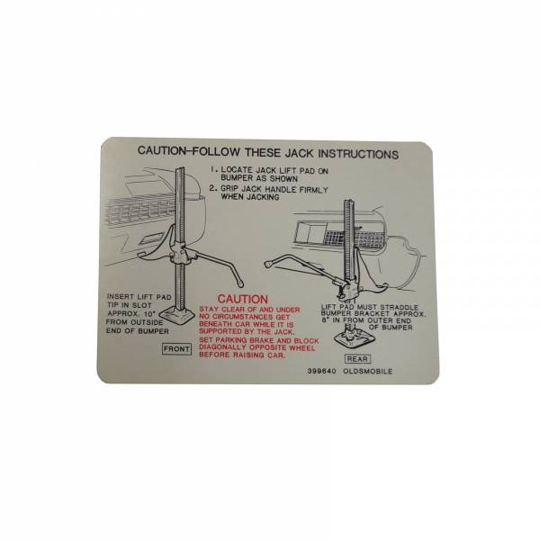 Rubber The Right Way - Jack Instructions Decal