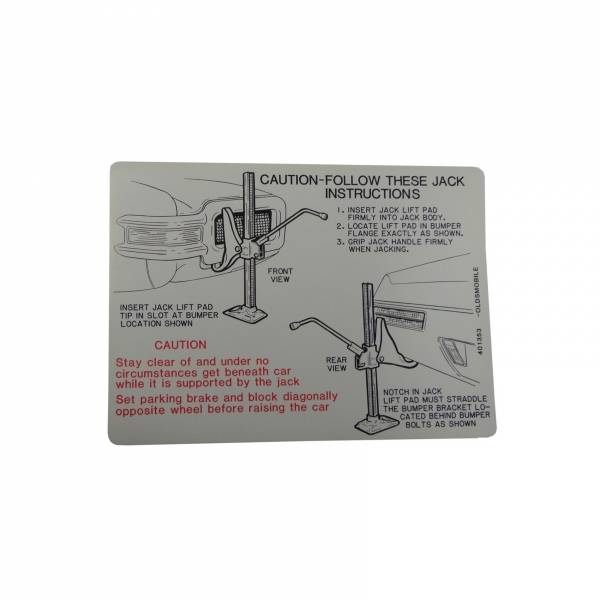 Rubber The Right Way - Jack Instructions Decal