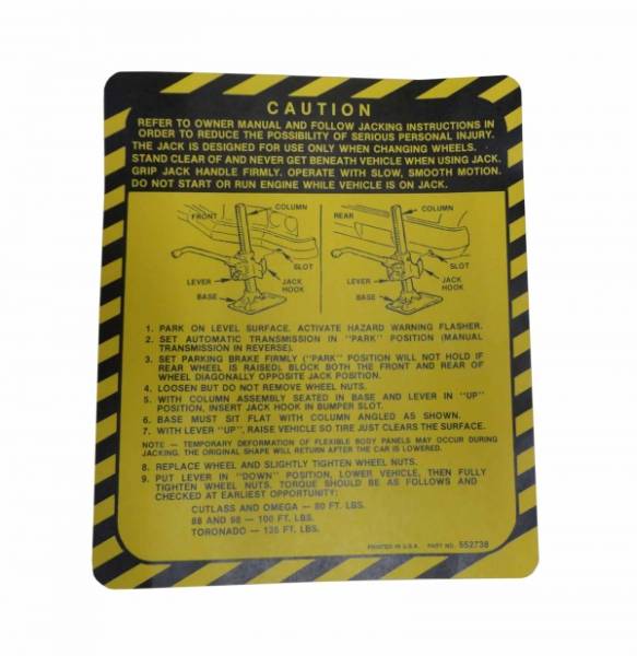 Rubber The Right Way - Jack Instructions Decal