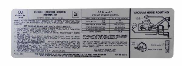 Rubber The Right Way - Emission Decal - 455-4V