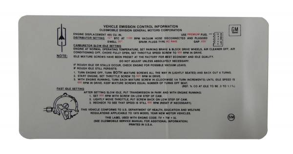 Rubber The Right Way - Emission Decal - 455-4V