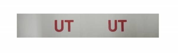 Rubber The Right Way - "UT" Engine Code Decal