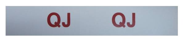 Rubber The Right Way - "QJ" Engine Code Decal