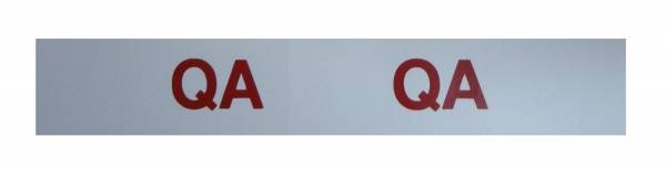 Rubber The Right Way - "QA" Engine Code Decal