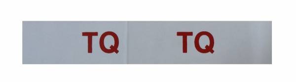 Rubber The Right Way - "TQ" Engine Code Decal