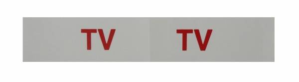 Rubber The Right Way - "TV" Engine Code Decal