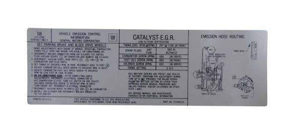 Rubber The Right Way - Emission Decal - 4.3 Litre