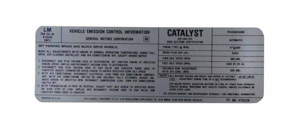 Rubber The Right Way - Emission Decal - 350-4V