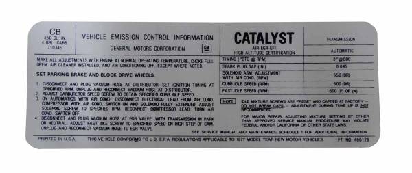 Rubber The Right Way - Emission Decal - 350-4V