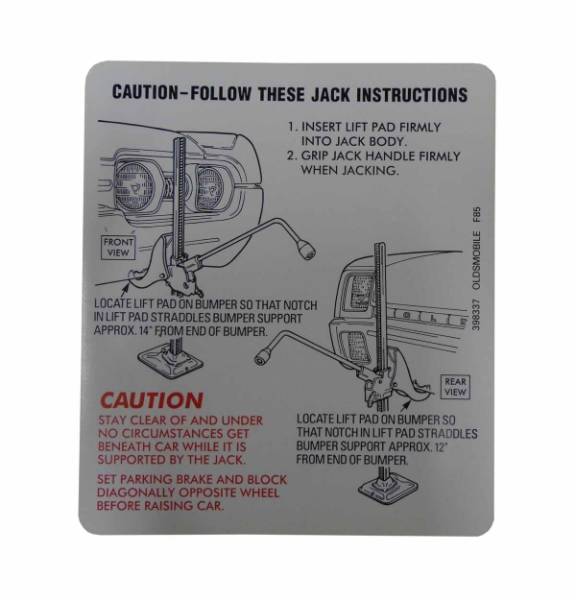 Rubber The Right Way - Jack Instructions Decal