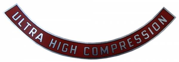 Rubber The Right Way - "Ultra High Compression" Decal