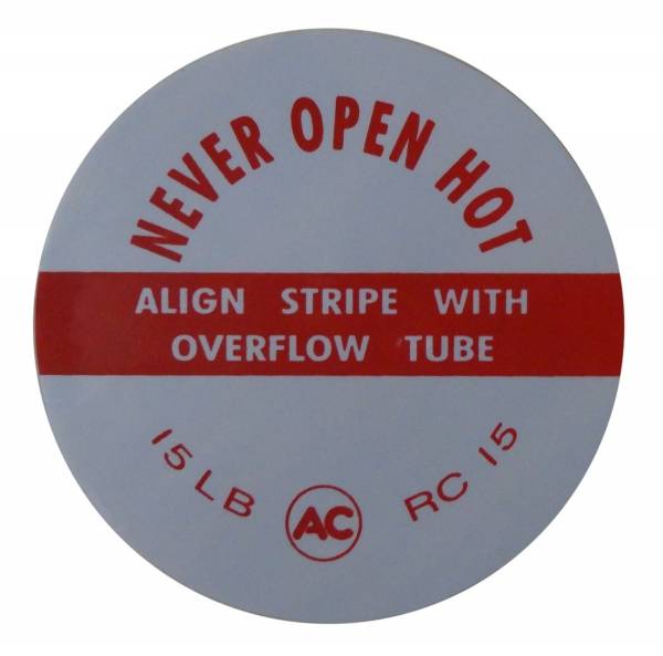 Rubber The Right Way - Radiator Alignment Decal