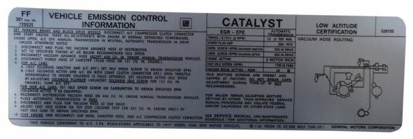 Rubber The Right Way - 301 Emission Decal