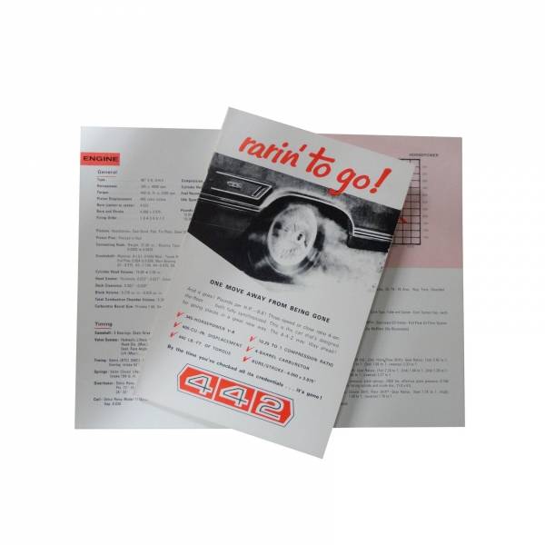 Rubber The Right Way - Oldsmobile 442 Performance / Sales Literature