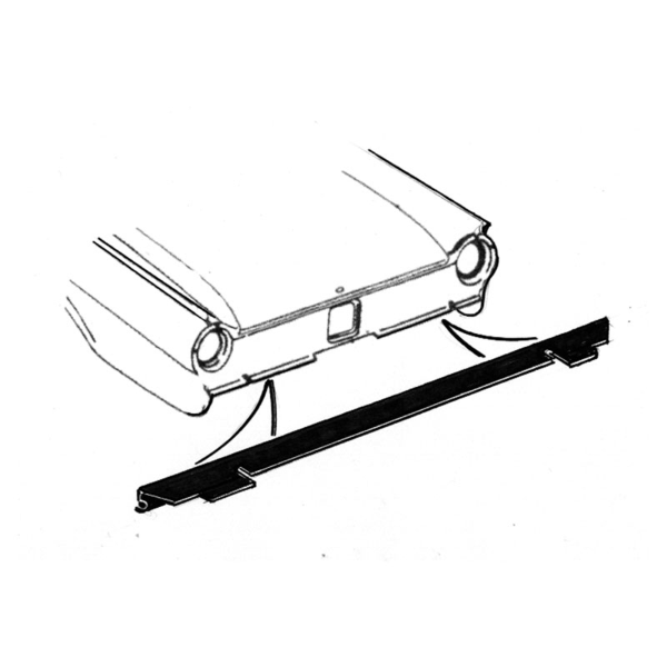 Rubber The Right Way - Rear Bumper Stone Deflector