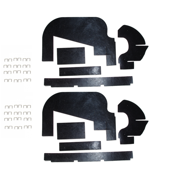 Rubber The Right Way - Splash Apron / A Arm Dust Shield Kit