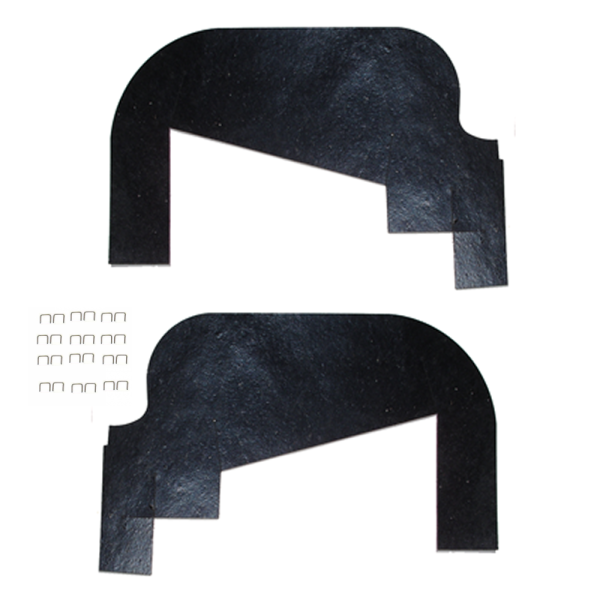 Rubber The Right Way - Splash Apron / A Arm Dust Shield Kit