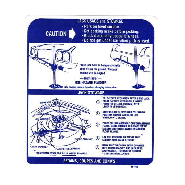 Jim Osborne Reproductions - Jack Instructions Decal