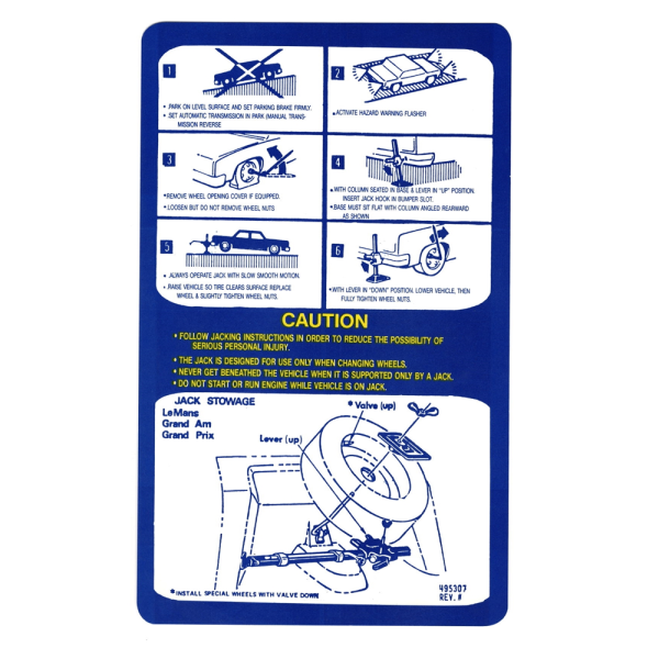 Jim Osborne Reproductions - Jack Instructions Decal