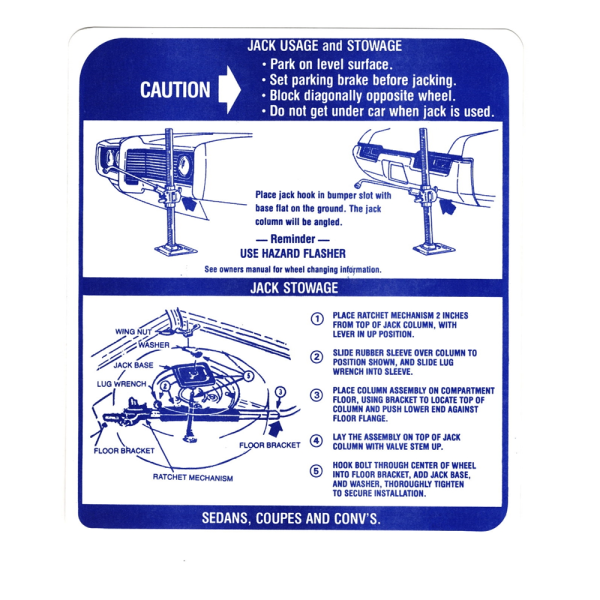 Jim Osborne Reproductions - Jack Instructions Decal