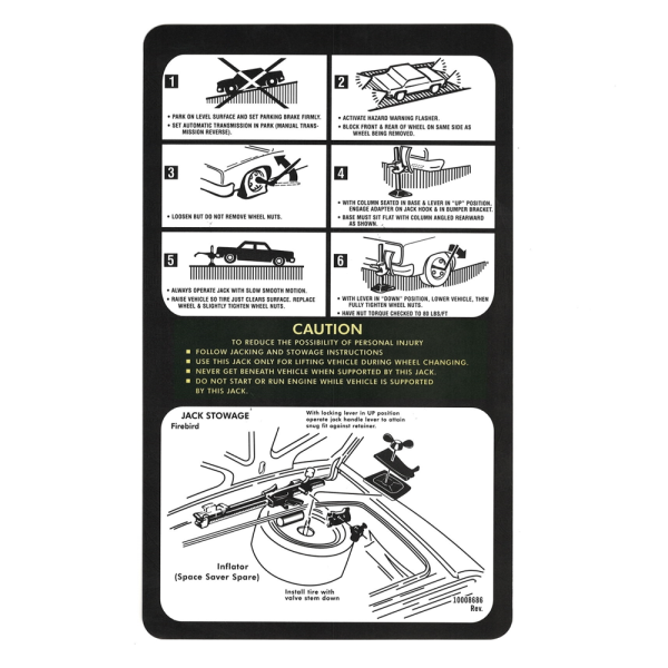 Jim Osborne Reproductions - Jack Instructions Decal