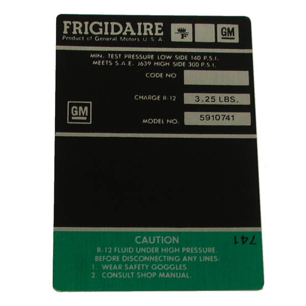 Rubber The Right Way - Air Conditioner Compressor Decal