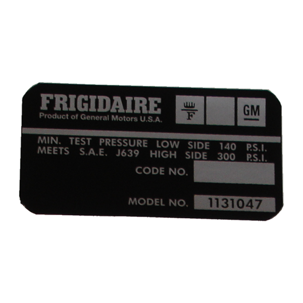 Rubber The Right Way - Air Conditioner Compressor Decal