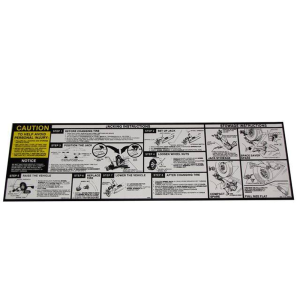 Jim Osborne Reproductions - Jack Instructions Decal