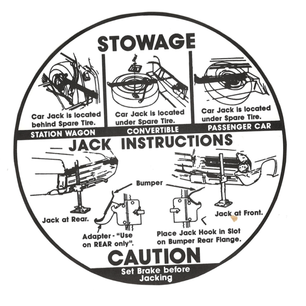 Jim Osborne Reproductions - Jack Instructions Decal