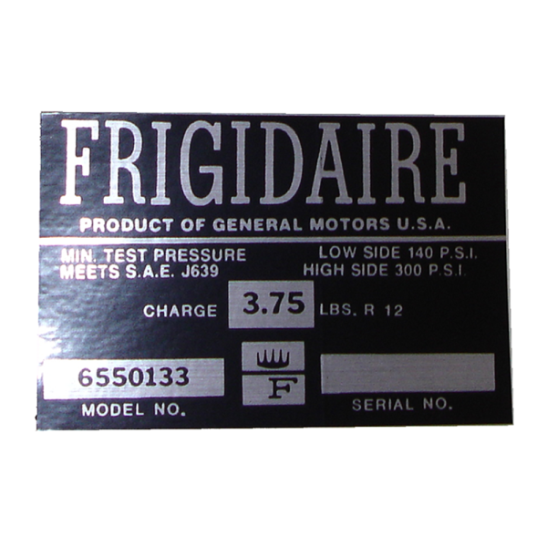 Rubber The Right Way - Air Conditioner Compressor Decal