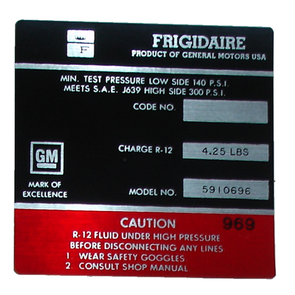 Rubber The Right Way - Air Conditioner Compressor Decal