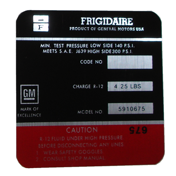 Rubber The Right Way - Air Conditioner Compressor Decal