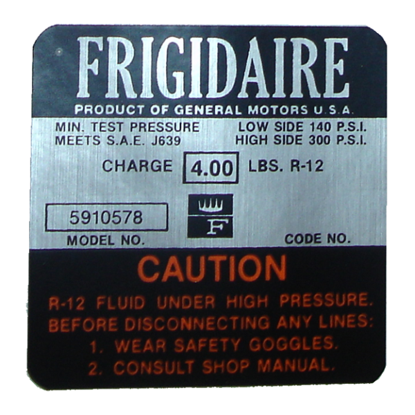 Rubber The Right Way - Air Conditioner Compressor Decal