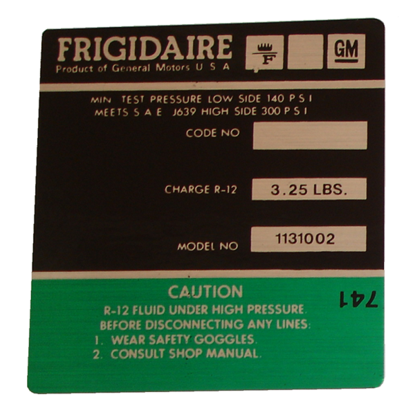 Rubber The Right Way - Air Conditioner Compressor Decal