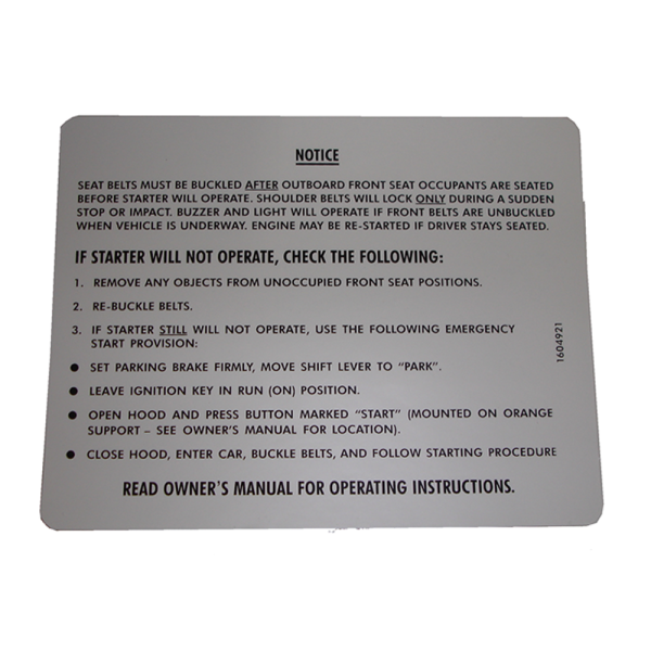 Rubber The Right Way - Starter Interlock Decal