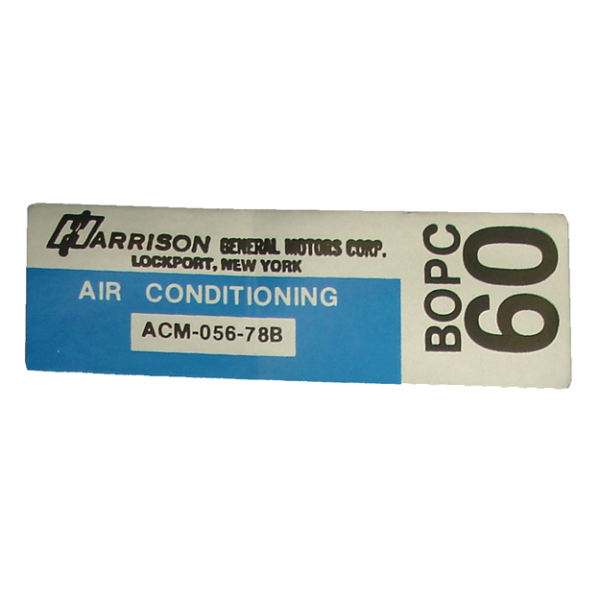 Rubber The Right Way - Air Conditioner Evaporator Box Decal
