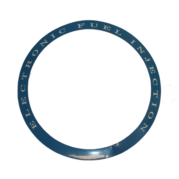 Rubber The Right Way - Air Cleaner Decal - "Electronic Fuel Injection"