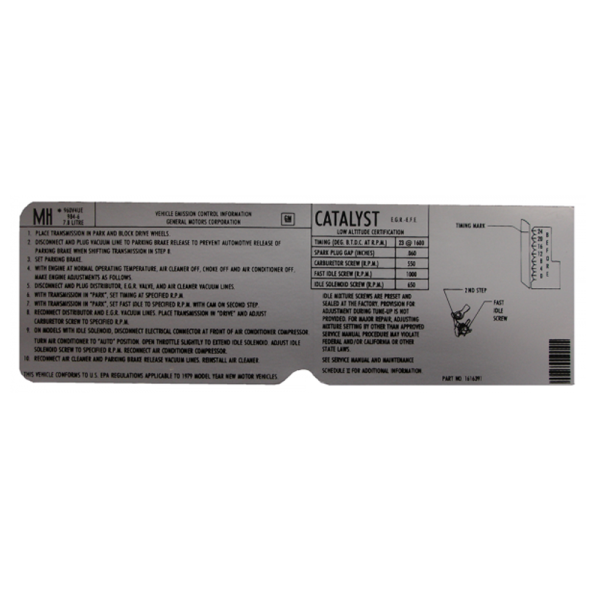 Rubber The Right Way - 425 AT Emissions Decal