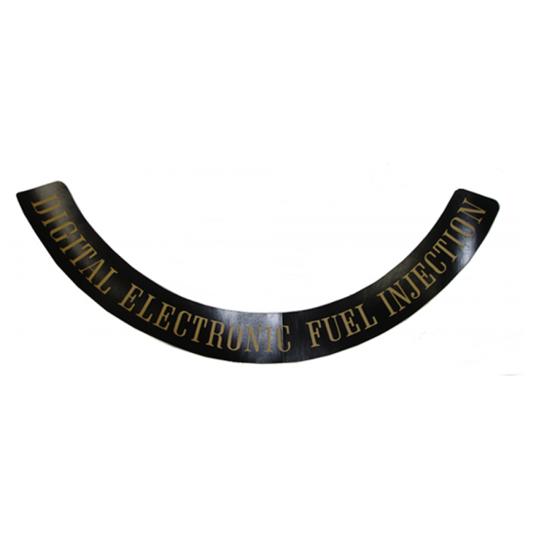 Rubber The Right Way - Air Cleaner Decal - Digital Electronic Fuel Injection